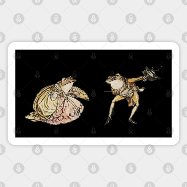 fancy frogs Magnet by remerasnerds